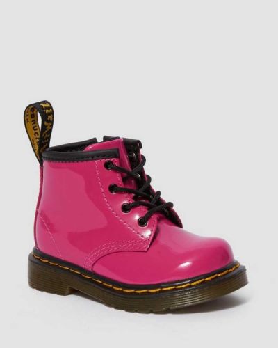 Botas Con Cordones Dr Martens Infant 1460 Patent Cuero Para Niños DR2471G